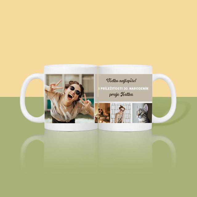 Fotokoláž: Narodeninová Koláž Z Fotografií - Hrnček