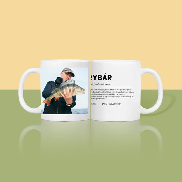 Fotografia A Podpis: Definícia Rybára - Hrnček