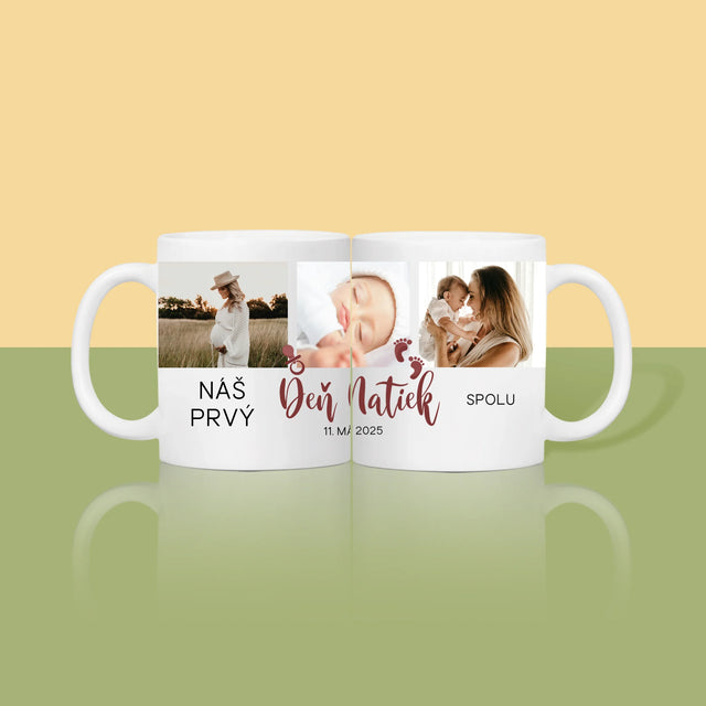 Fotokoláž: Náš Prvý Deň Matiek - Hrnček