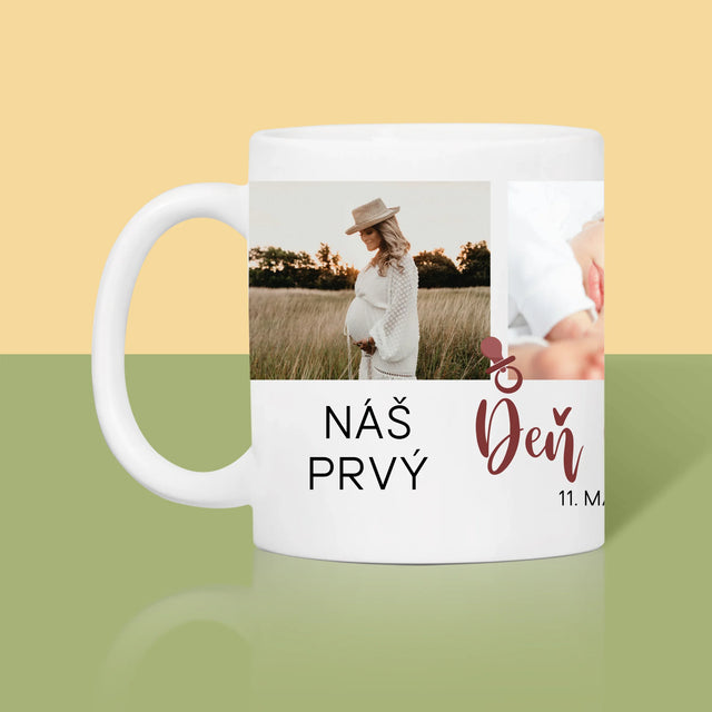 Fotokoláž: Náš Prvý Deň Matiek - Hrnček