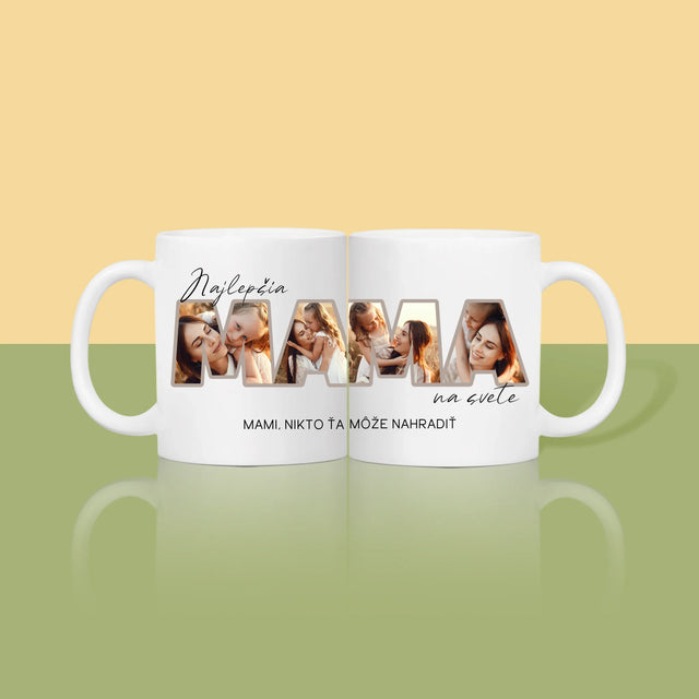 Slovo Z Fotografií: Najlepšia Mama Na Svete Fotografie - Hrnček