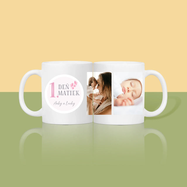 Fotokoláž: Prvý Deň Matiek - Hrnček