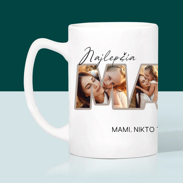 Slovo Z Fotografií: Najlepšia Mama Na Svete Fotografie - Hrnček