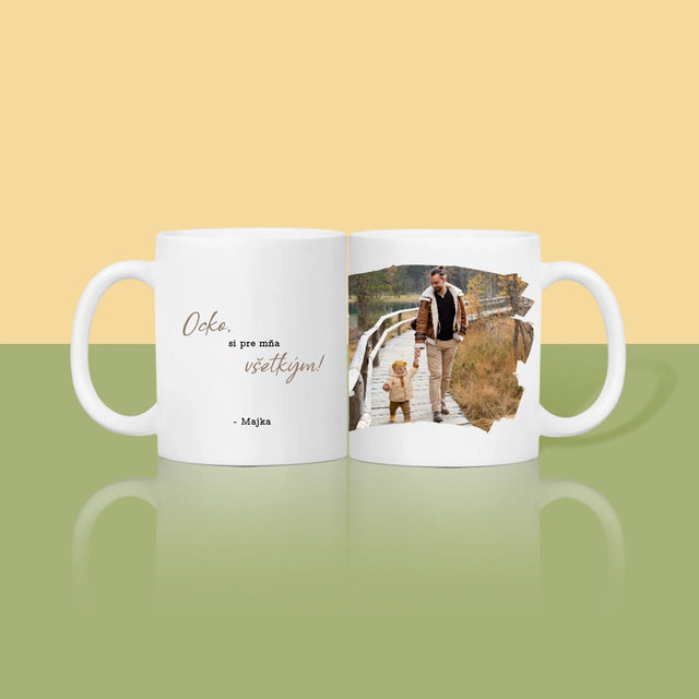 Fotografia A Podpis: Pohľadnica Pre Ocka - Hrnček