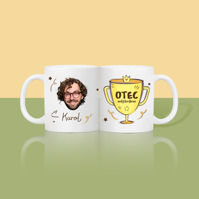 Fotografia A Podpis: Hrdina Otec - Hrnček