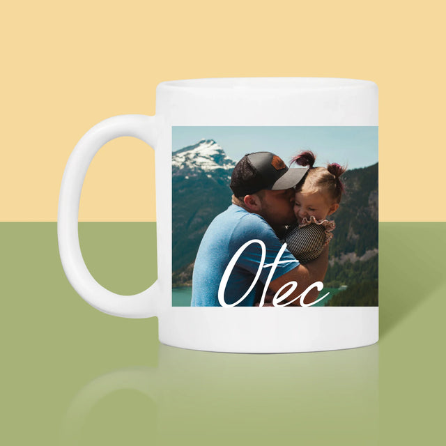 Fotografia A Podpis: Nenahraditeľný Otecko Priania - Hrnček