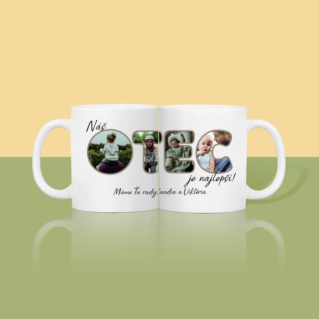 Slovo Z Fotografií: Náš Otec Je Najlepší - Hrnček