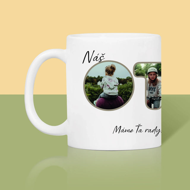 Slovo Z Fotografií: Náš Otec Je Najlepší - Hrnček