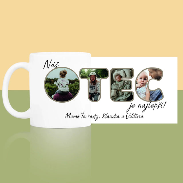 Slovo Z Fotografií: Náš Otec Je Najlepší - Hrnček