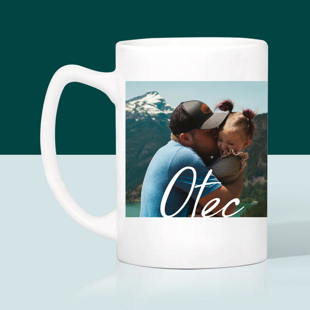 Fotografia A Podpis: Nenahraditeľný Otecko Priania - Hrnček