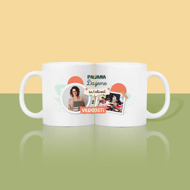 Fotokoláž: Ďakujeme Za Vedomosti - Hrnček