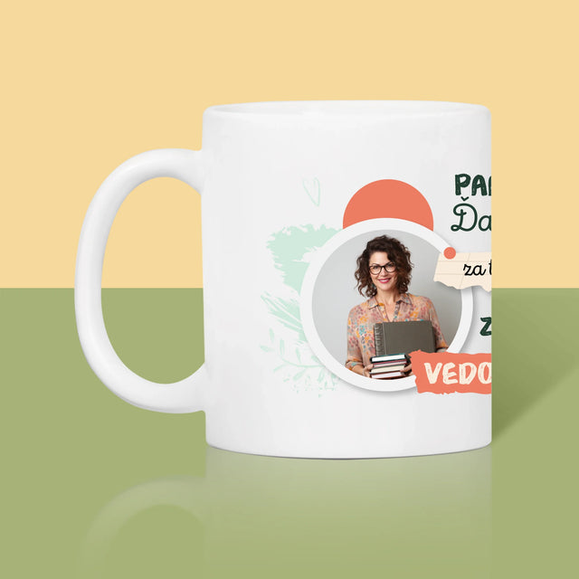 Fotokoláž: Ďakujeme Za Vedomosti - Hrnček