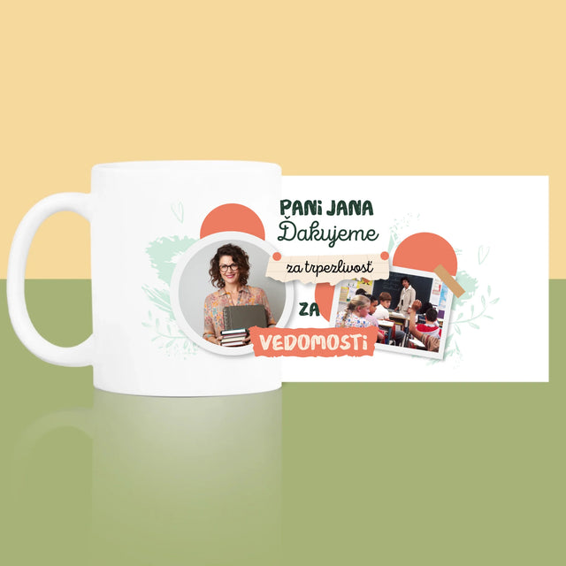 Fotokoláž: Ďakujeme Za Vedomosti - Hrnček