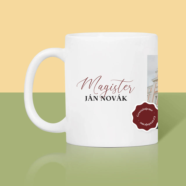 Fotokoláž: Magister - Hrnček