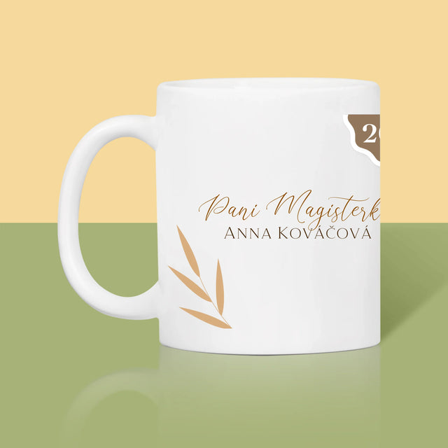 Fotokoláž: Pani Magisterka - Hrnček