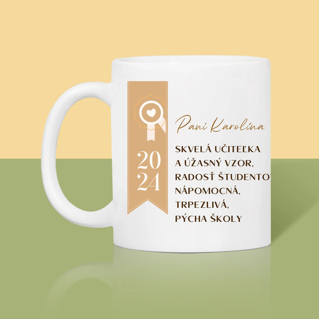 Fotografia A Podpis: Diplom Pre Učiteľa - Hrnček