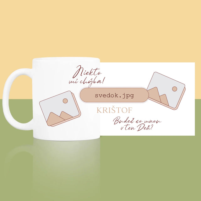 Meno A Podpis: Niekto Mi Chýba Svedok - Hrnček