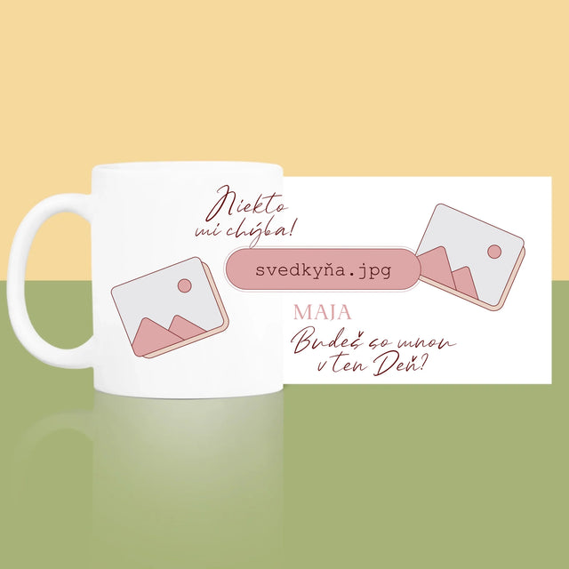 Meno A Podpis: Niekto Mi Chýba Svedkyňa - Hrnček