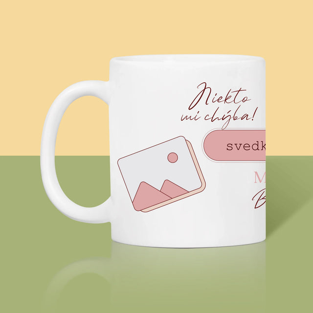 Meno A Podpis: Niekto Mi Chýba Svedkyňa - Hrnček