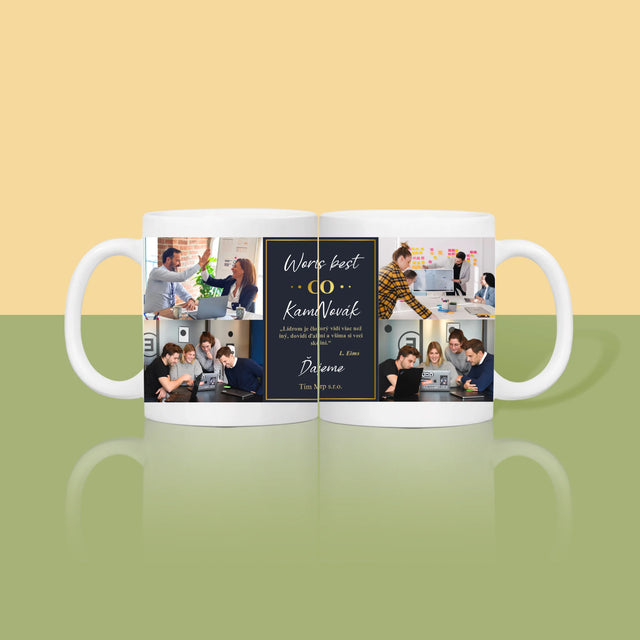 Fotokoláž: Najlepší Šéf - Hrnček