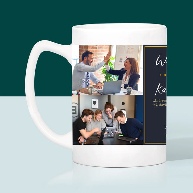 Fotokoláž: Najlepší Šéf - Hrnček