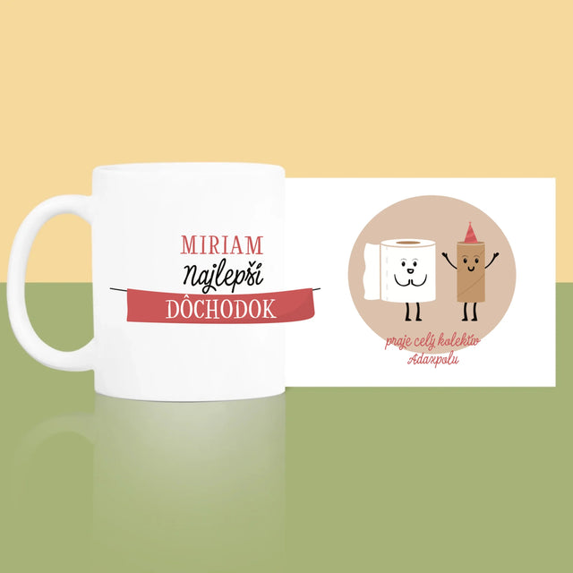 Meno A Podpis: Najlepší Dôchodok - Hrnček