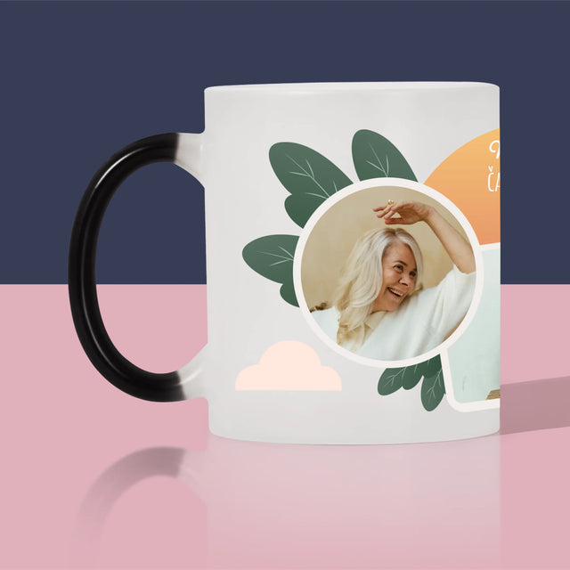 Fotokoláž: Vysnívaný Oddych - Hrnček