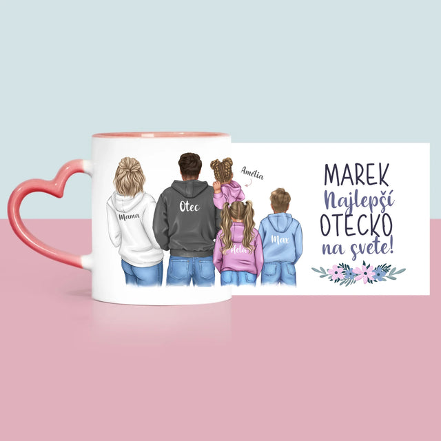 Tvorenie Postavy: Rodina S Deťmi - Hrnček