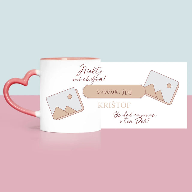 Meno A Podpis: Niekto Mi Chýba Svedok - Hrnček