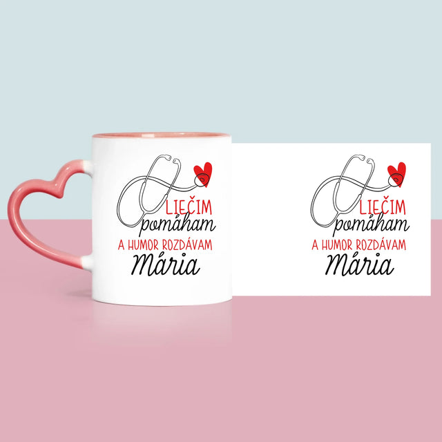 Meno A Podpis: Liečim Pomáham - Hrnček