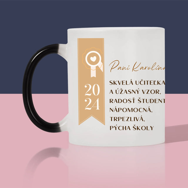 Fotografia A Podpis: Diplom Pre Učiteľa - Hrnček