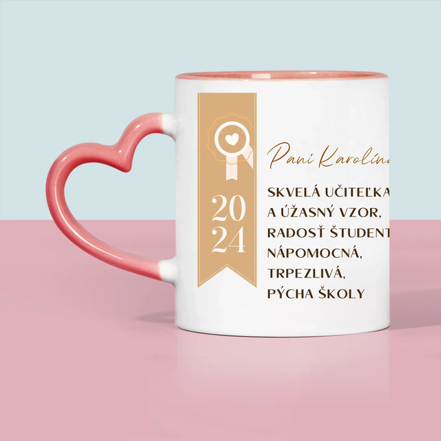 Fotografia A Podpis: Diplom Pre Učiteľa - Hrnček