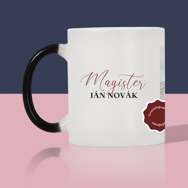 Fotokoláž: Magister - Hrnček