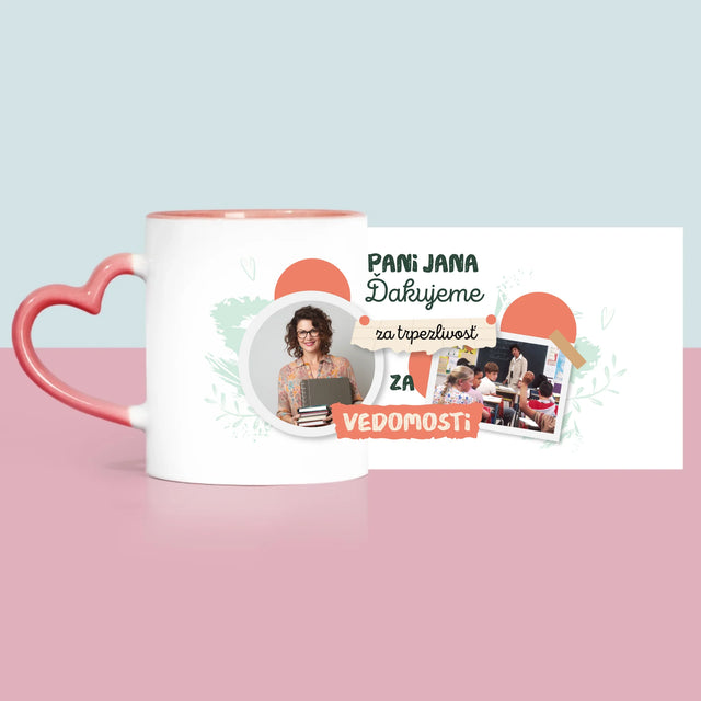 Fotokoláž: Ďakujeme Za Vedomosti - Hrnček