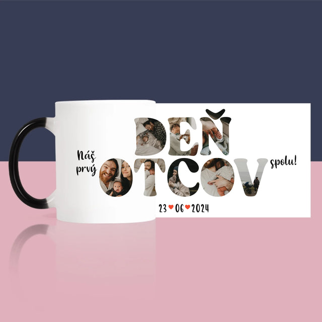 Slovo Z Fotografií: Náš Prvý Deň Otcov - Hrnček