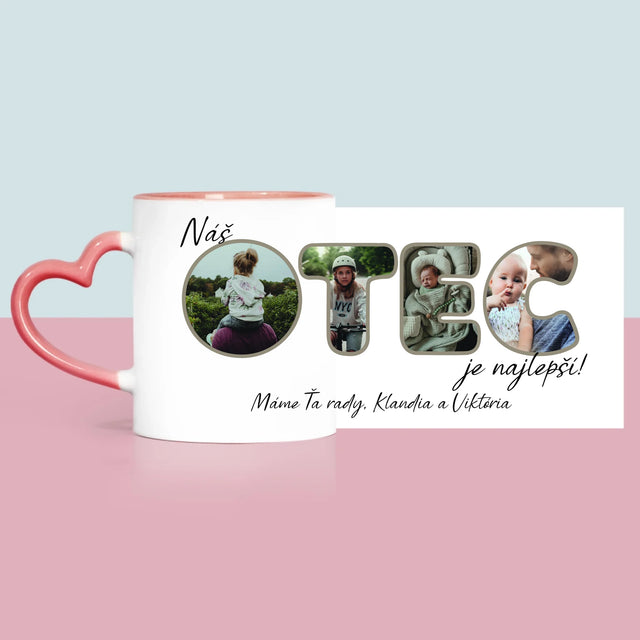 Slovo Z Fotografií: Náš Otec Je Najlepší - Hrnček