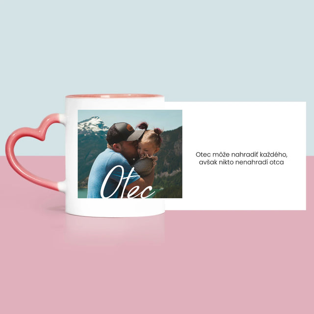 Fotografia A Podpis: Nenahraditeľný Otecko Priania - Hrnček