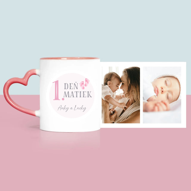 Fotokoláž: Prvý Deň Matiek - Hrnček