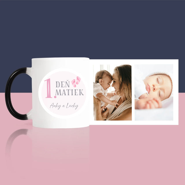 Fotokoláž: Prvý Deň Matiek - Hrnček