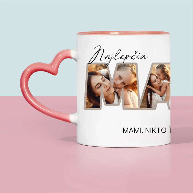 Slovo Z Fotografií: Najlepšia Mama Na Svete Fotografie - Hrnček
