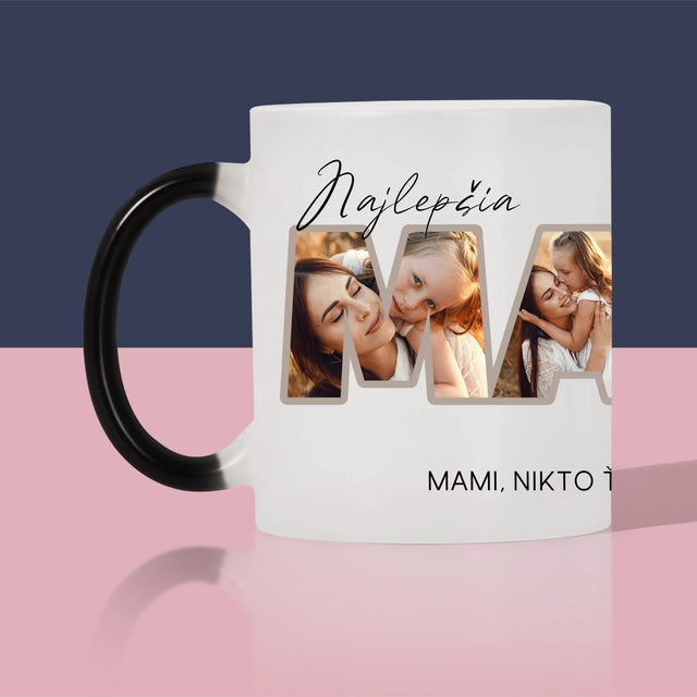 Slovo Z Fotografií: Najlepšia Mama Na Svete Fotografie - Hrnček