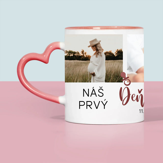 Fotokoláž: Náš Prvý Deň Matiek - Hrnček