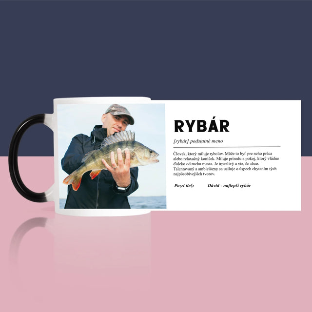 Fotografia A Podpis: Definícia Rybára - Hrnček