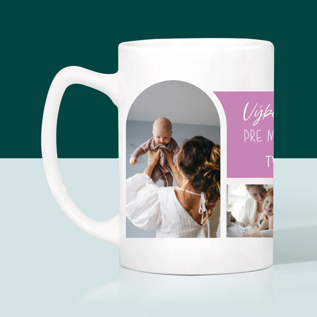 Fotokoláž: Výborná Kávička, Mami - Hrnček