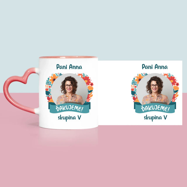 Fotografia A Podpis: Poďakovanie Pani Učiteľke V Škôlke - Hrnček