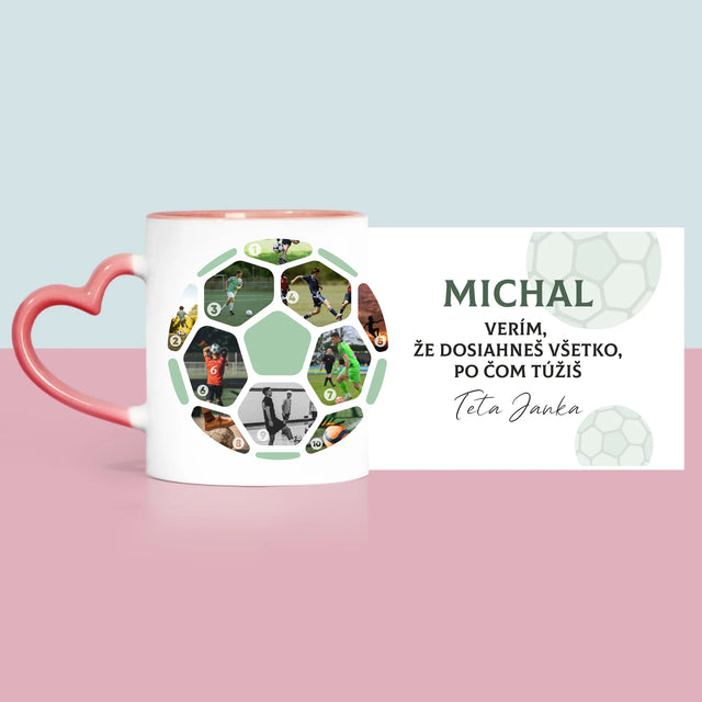 Fotokoláž: Futbal Koláž Z Fotografií - Hrnček