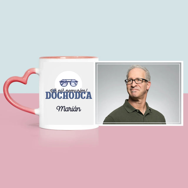 Fotografia A Podpis: Nič Nemusím! Dôchodca - Hrnček