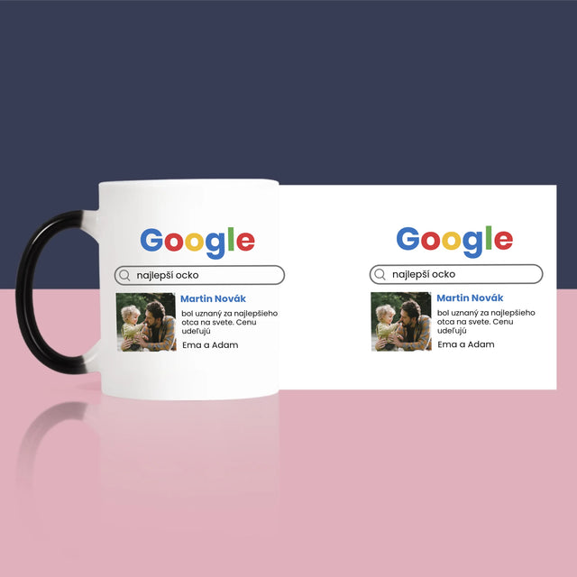 Fotografia A Podpis: Najlepší Ocko Výsledok Google - Hrnček