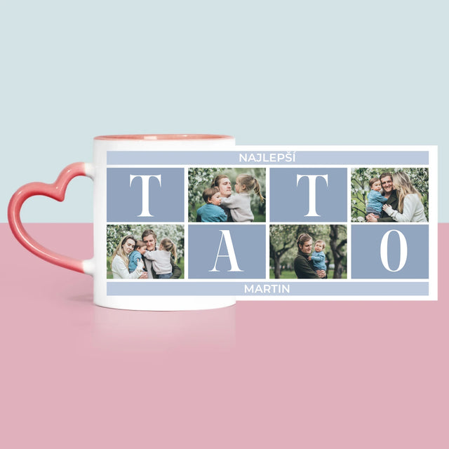 Fotokoláž: Najlepší Tato Koláž - Hrnček