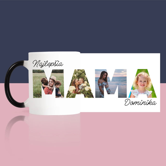 Slovo Z Fotografií: Mama Z Tvojich Fotografií - Hrnček